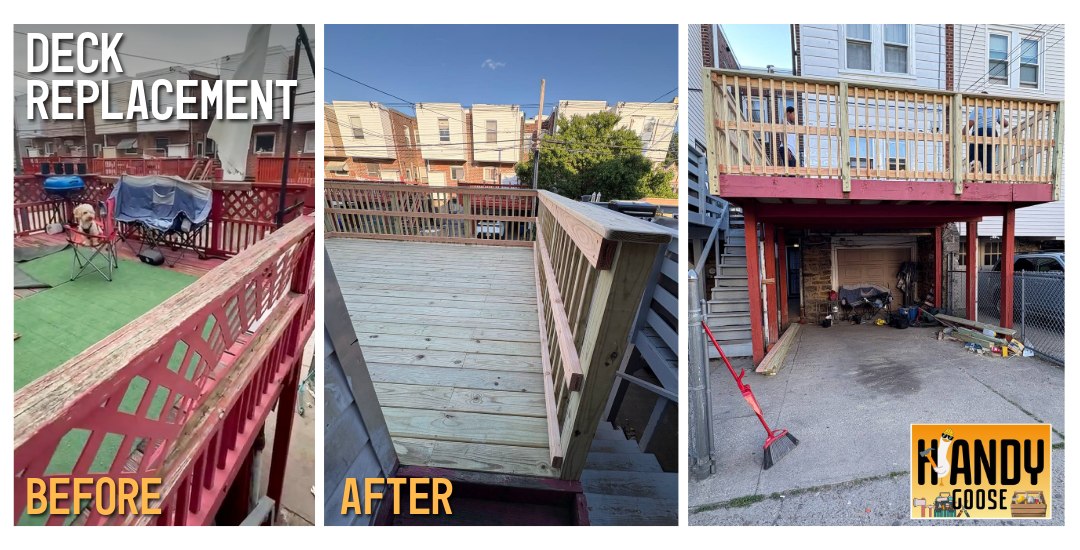 Deck Replacement — Before & After