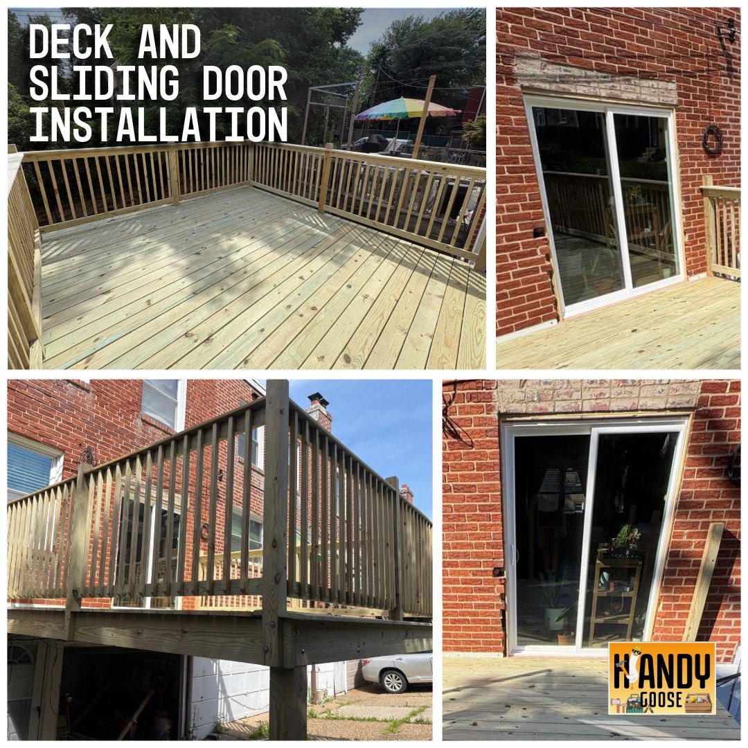 Deck & Sliding Door Installation