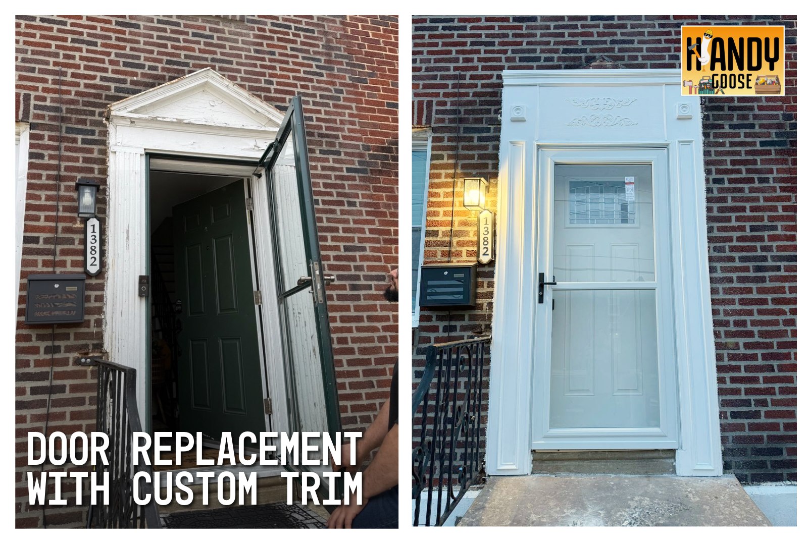 Door Replacement with Custom Trim